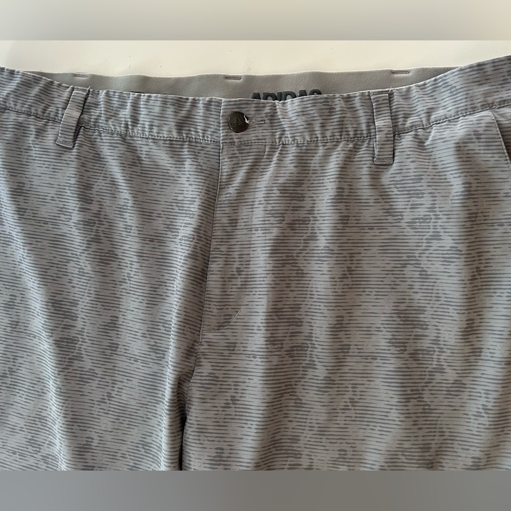 ADIDAS climalite mens size 38 stripped shorts - Picture 5 of 6